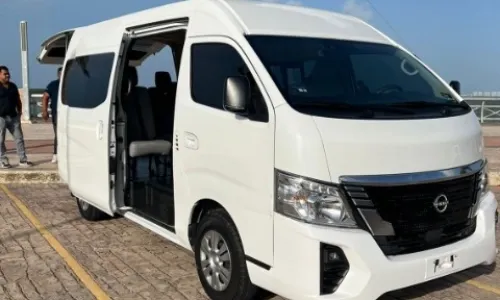 Private van at Cancun Airport
